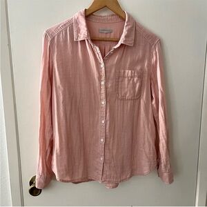 Outerknown Pink Button Down Shirt